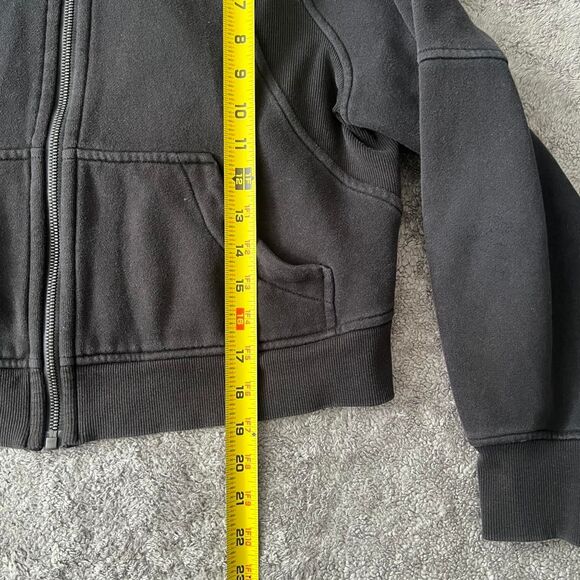 Lululemon black Scuba Hoodie Classic zip up cropped fit - Picture 8 of 8